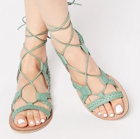 sandales asos - Une couleur : le mint