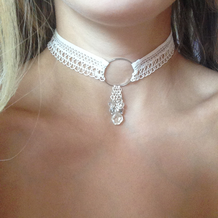 collier chocker dentelle1 - Des chokers par milliers