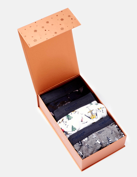 Un coffret de boxers (modèle : Celio - 25,99€)