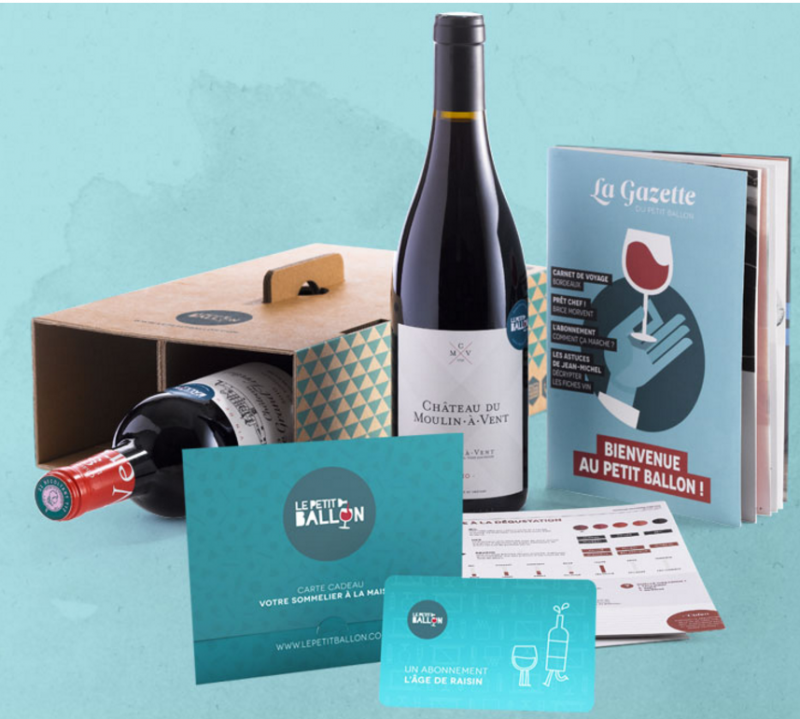 Une box de vin (à partir de 20€ - Le Petit Ballon)