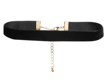 choker hm - Le velours fait son retour