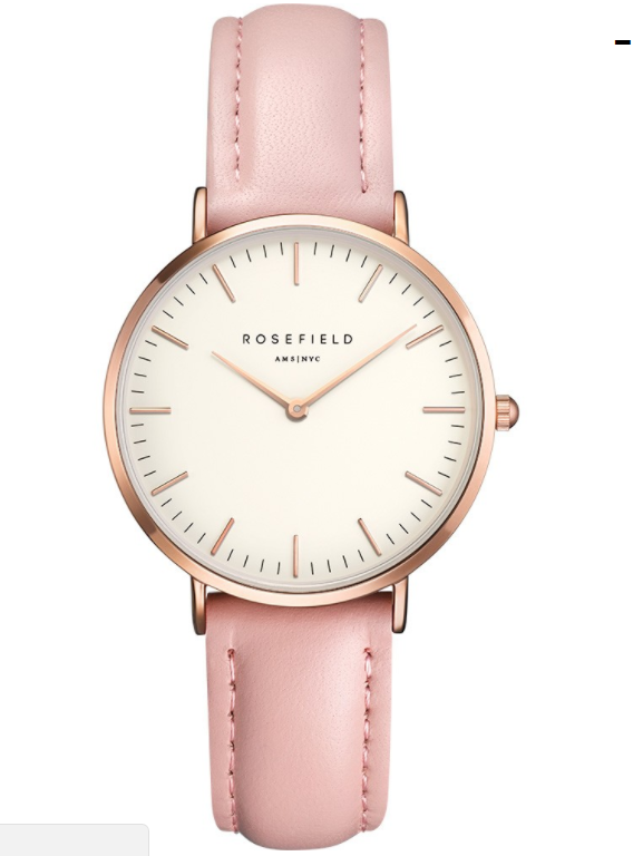 montre rosefield - Toutes en rose bonbon !